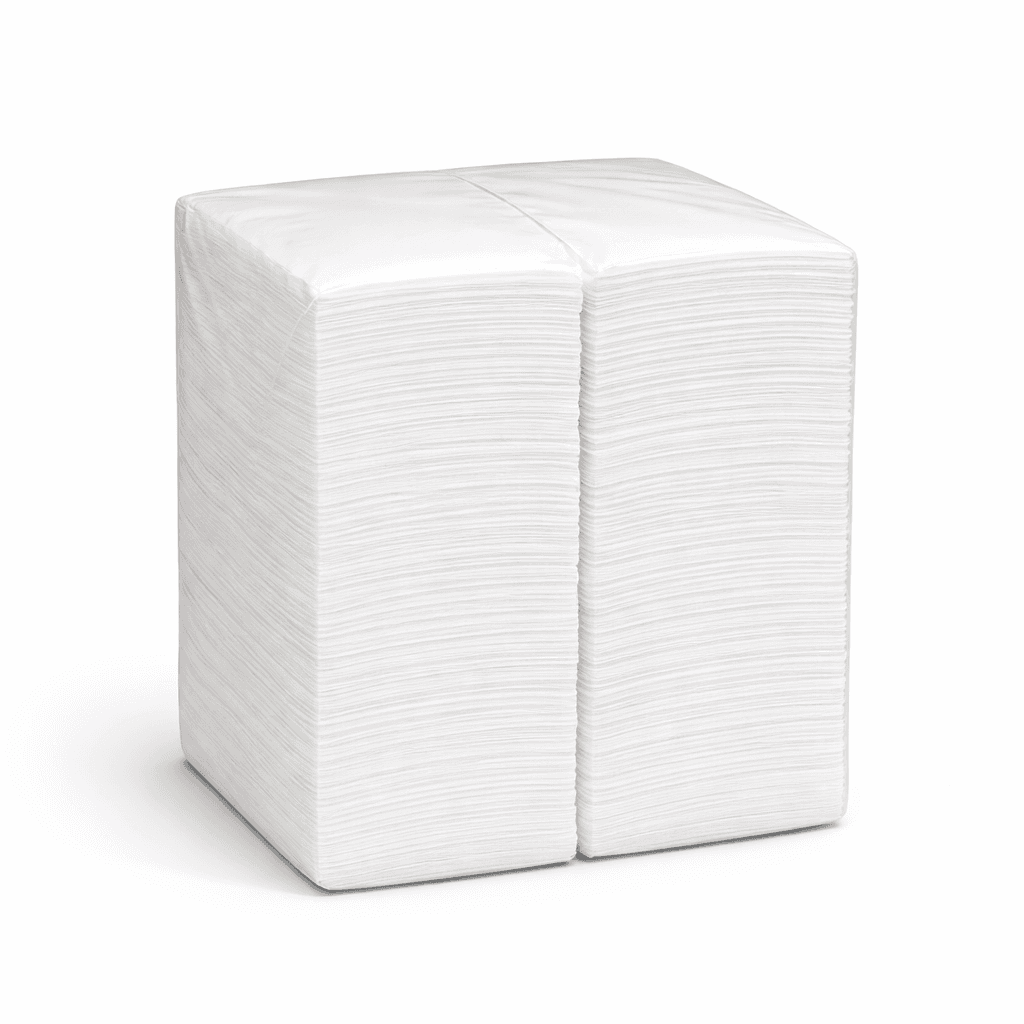 Serwetki białe 24×33 cm 1-warstwowe 1/8 - 1000 sztuk