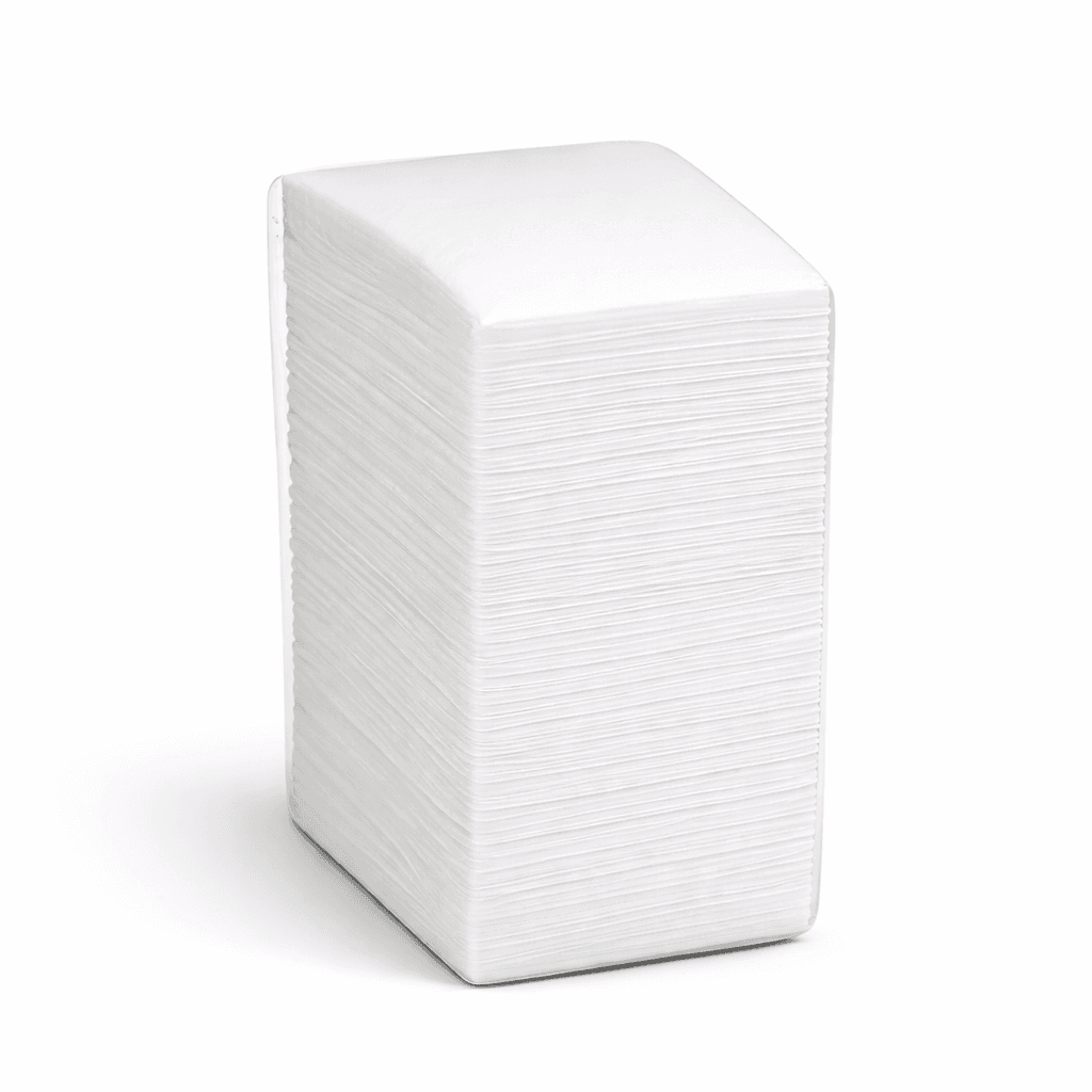 Serwetki białe 24×33 cm 1-warstwowe 1/8 - 500 sztuk