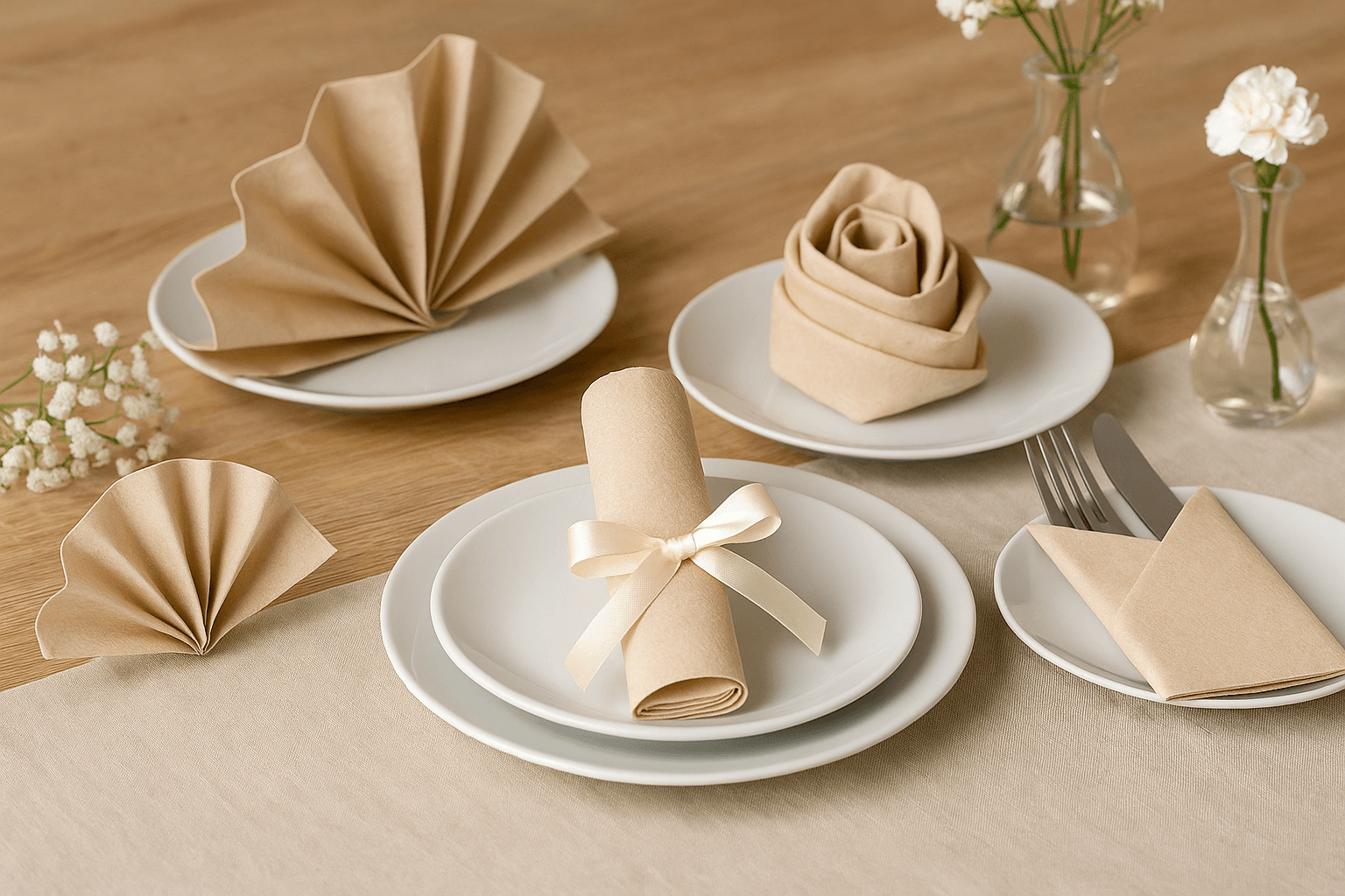 Dekoracje stołu z serwetek – eleganckie pomysły na każdą okazję