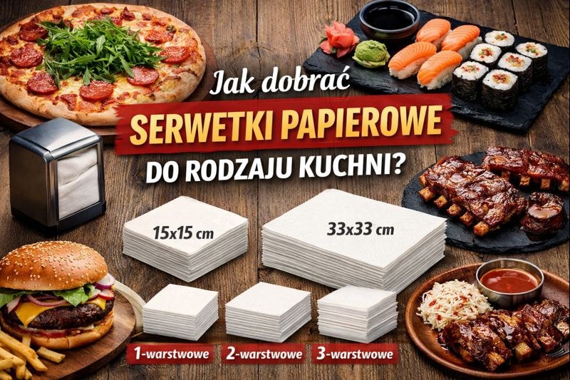Jak dobrać serwetki papierowe do rodzaju kuchni?