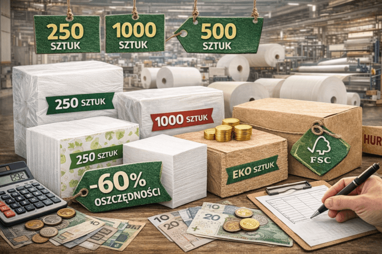 Serwetki papierowe tanie i dobrej jakości – dlaczego warto kupować prosto od producenta w 2026?