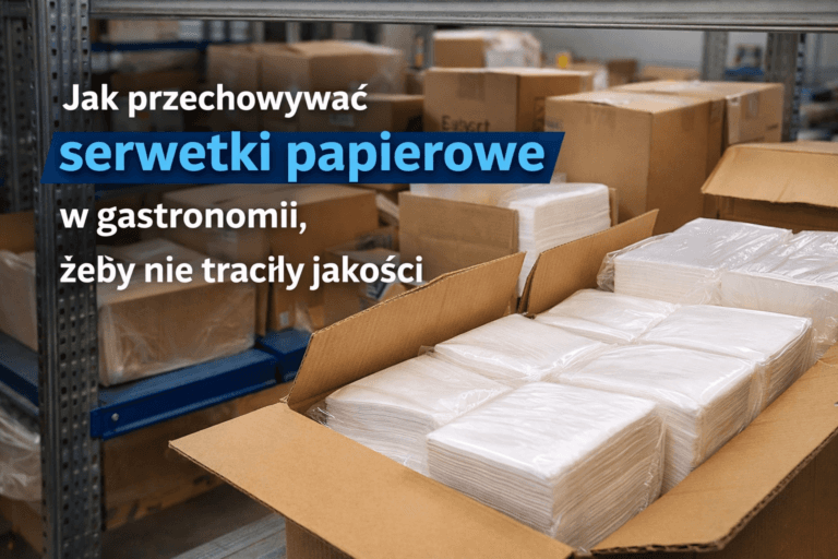 Jak przechowywać serwetki papierowe w gastronomii, żeby nie traciły jakości?