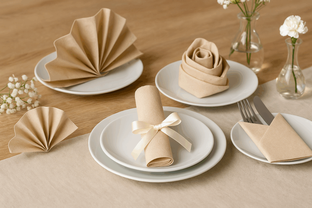 Dekoracje stołu z serwetek – eleganckie pomysły na każdą okazję